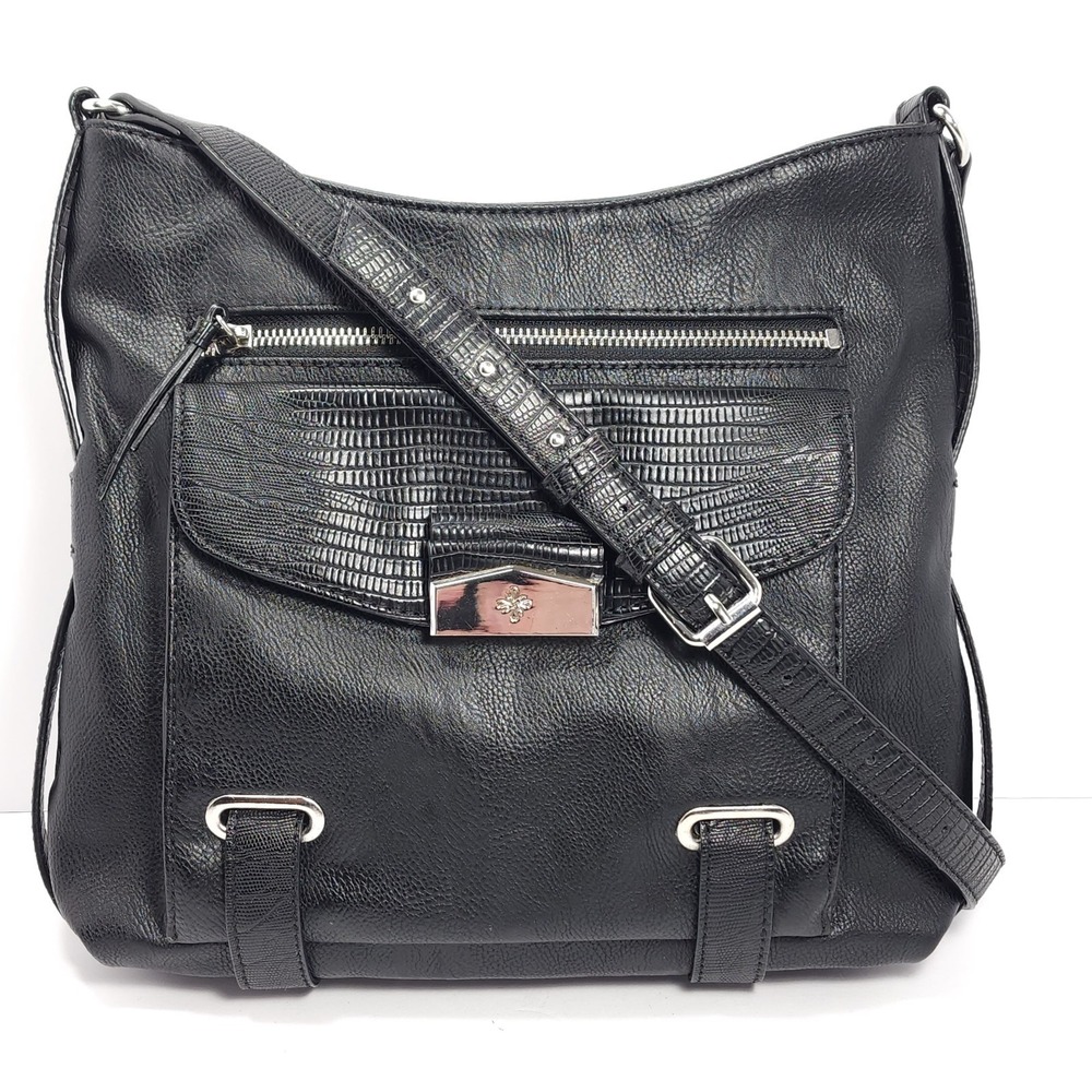 Simply Vera Vera Wang Black Crossbody Bag Kohls